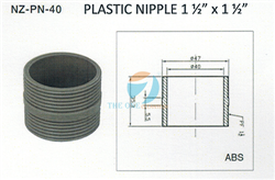 Khớp nối ty nhựa ABS NZ-PN-40